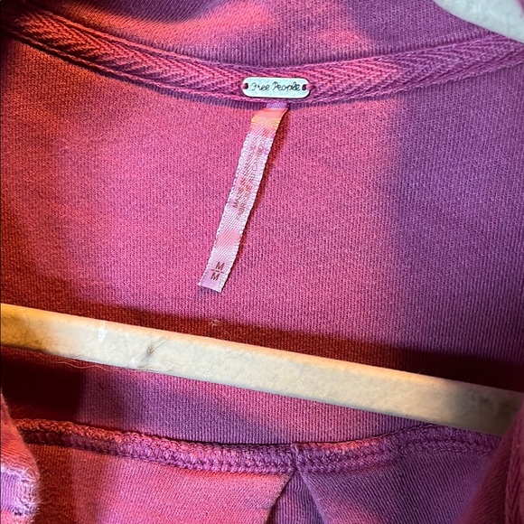 Pink Free People Ruby Button Down - Picture 2 of 7